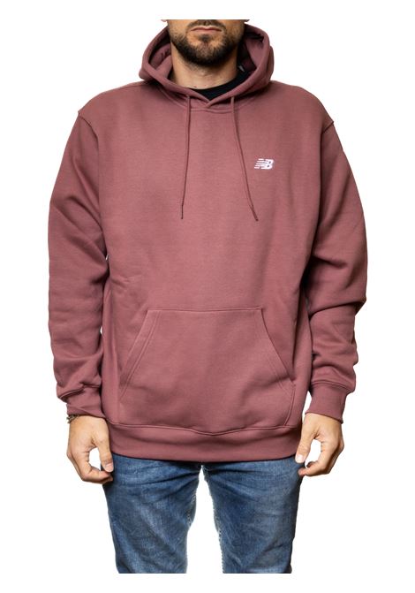 felpa cotone bordeaux NEW BALANCE | 41511WAD-BURGUNDY